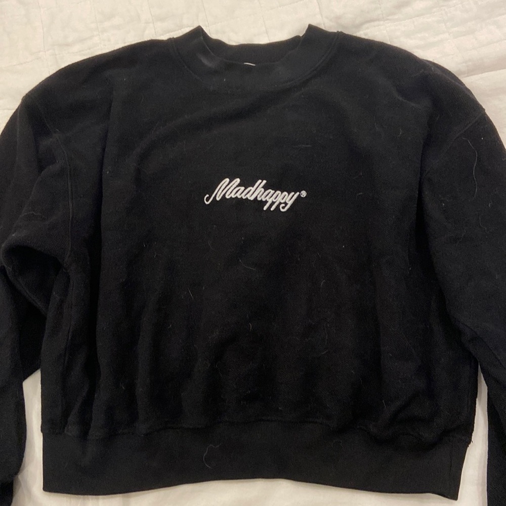 Mad happy cropped crewneck